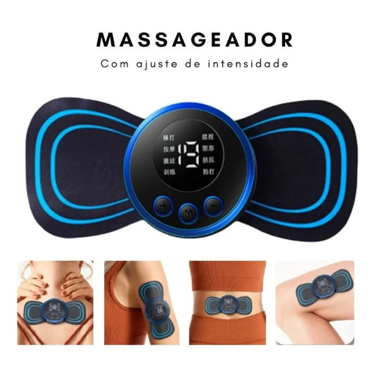 Mini Massageador Elétrico Portátil