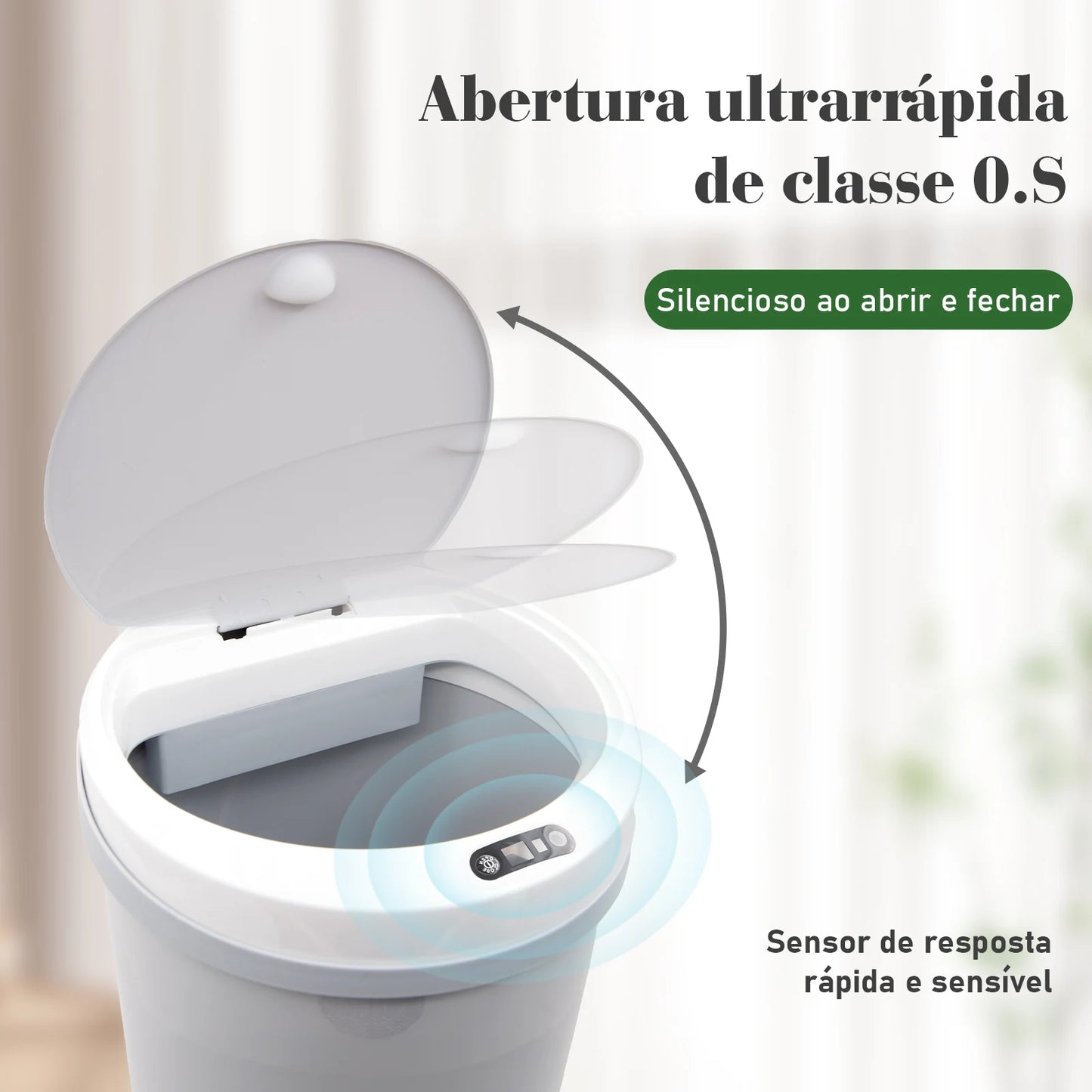 Lixeira Automática Smart Touch 12 Litros